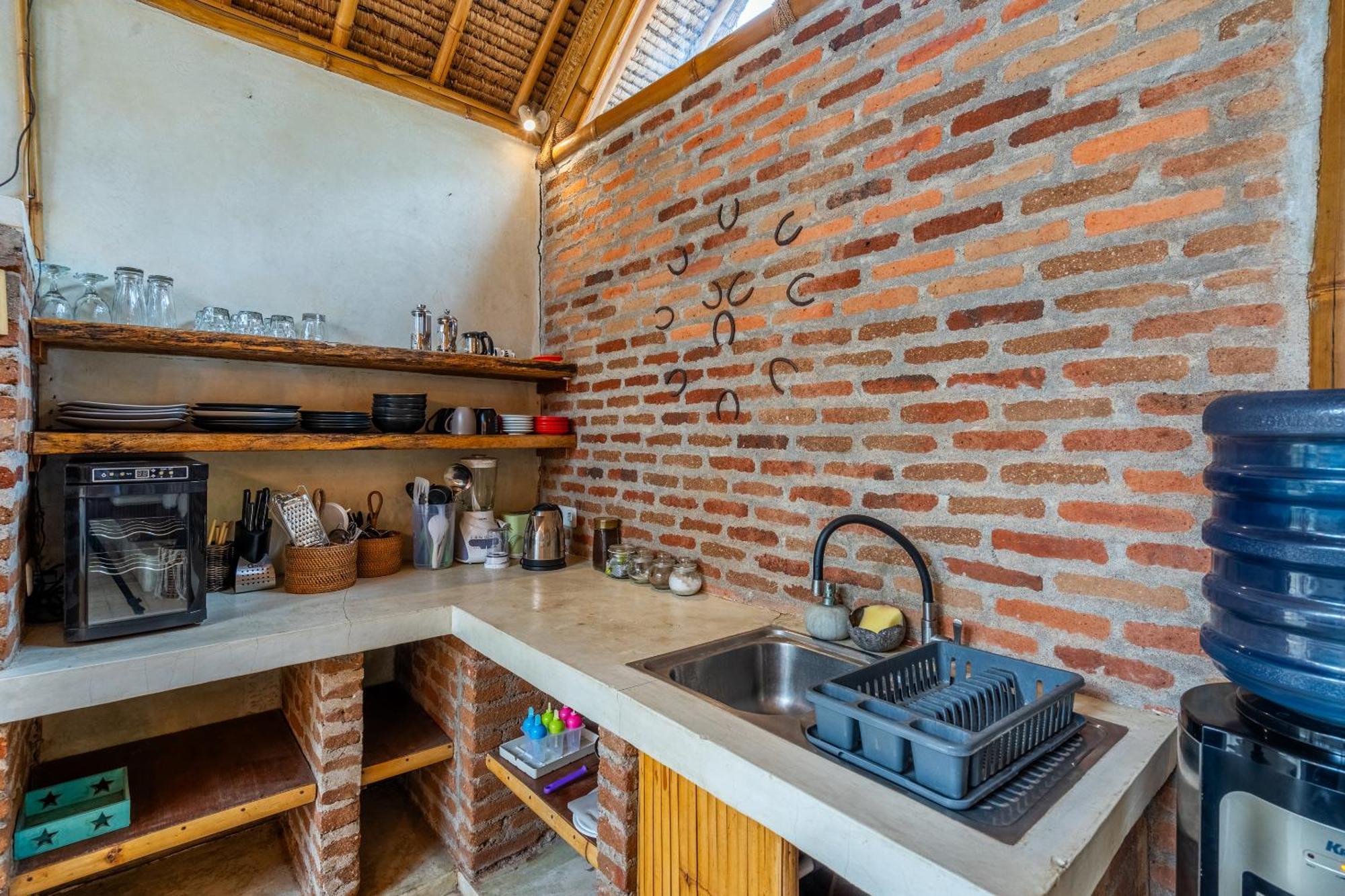 Villa Burung Gili Air Authentic 3-Bedroom Bamboo Villa With Private Pool ภายนอก รูปภาพ